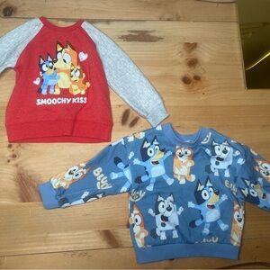 H&M Bluey 2T Crewneck Bundle